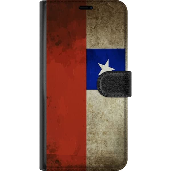 Kompatibel Tegnebogsetui til Apple iPhone 7 Plus Chilensk flag med klassisk retrodesign og grungeeffekt