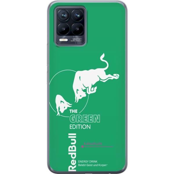 Kompatibelt Mobildeksel til Realme 8 Moderne grønn drikkeinspirert design