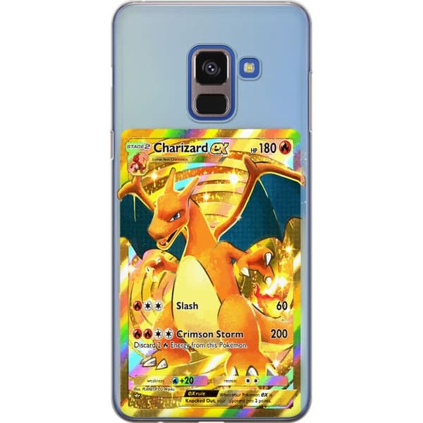 Kompatibelt Mobildeksel til Samsung Galaxy A8 (2018) Premiummotiv med Charizard EX