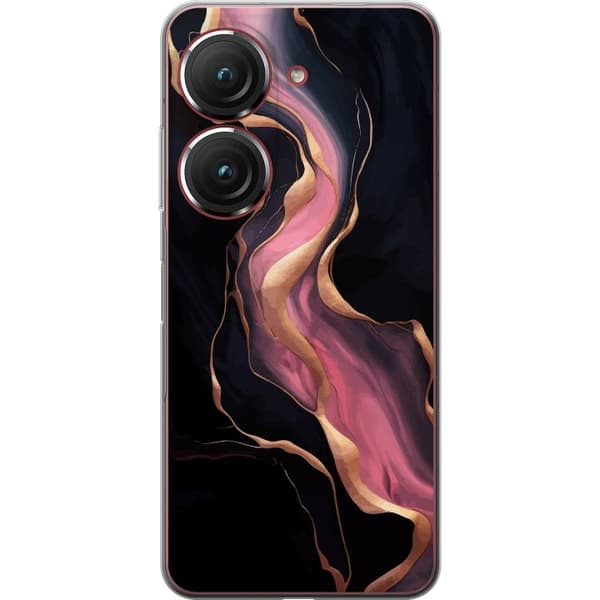 Kompatibel Mobilcover til Asus Zenfone 9 Marmormønster luksusdesignsten