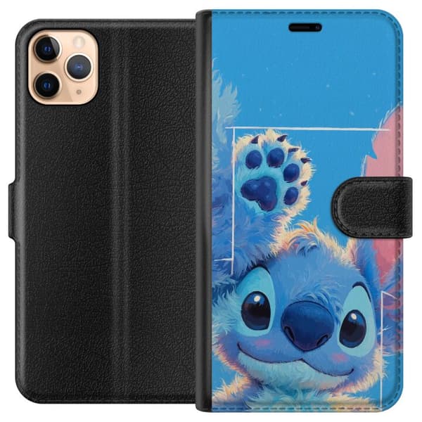 Yhteensopiva Lompakkokotelo Apple iPhone 11 Pro Max Fluffig blå figur