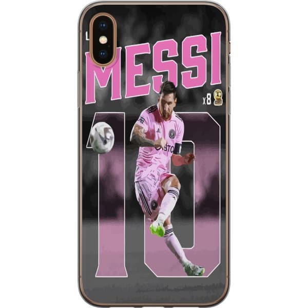 Kompatibelt Mobildeksel til Apple iPhone X Lionel Messi