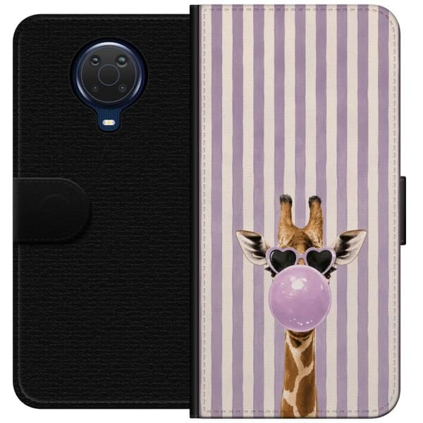 Kompatibel Tegnebogsetui til Nokia G20 Giraff med tuggummibubbla