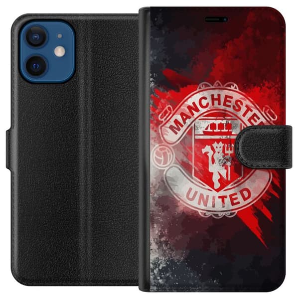 Kompatibelt Lommeboketui til Apple iPhone 12 Manchester United