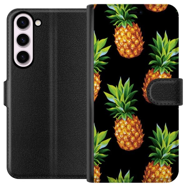 Kompatibel Tegnebogsetui til Samsung Galaxy S23+ Ananas