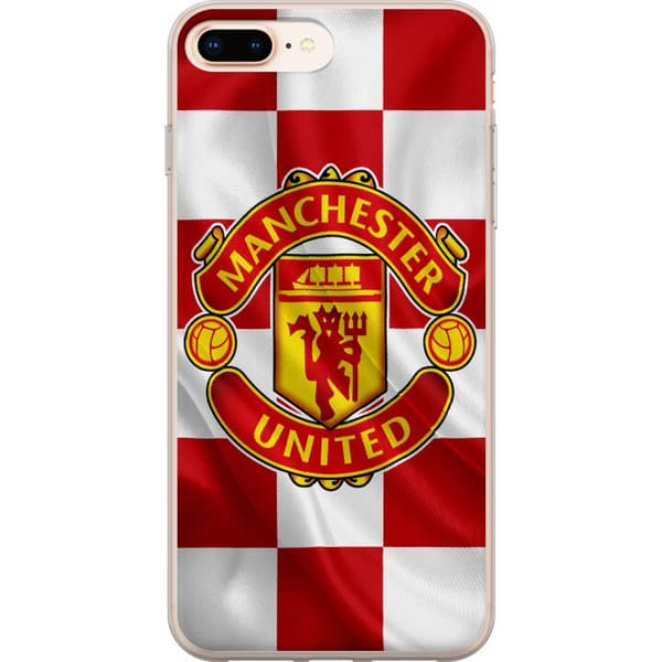 Kompatibelt Mobildeksel til Apple iPhone 8 Plus Manchester United