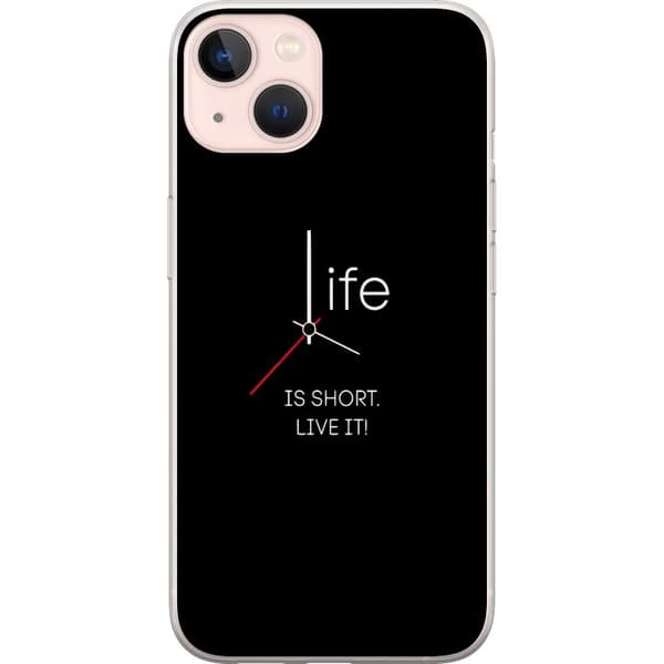 Kompatibelt Mobildeksel til Apple iPhone 13 Livet er kort