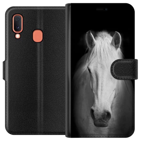 Kompatibelt Lommeboketui til Samsung Galaxy A20e Hest
