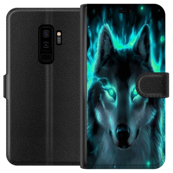 Kompatibelt Plånboksfodral till Samsung Galaxy S9+ Varg