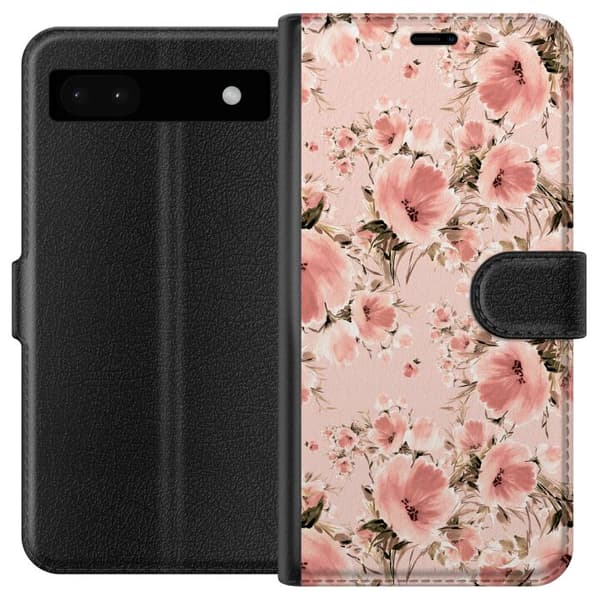 Kompatibelt Plånboksfodral till Google Pixel 6a Blommor