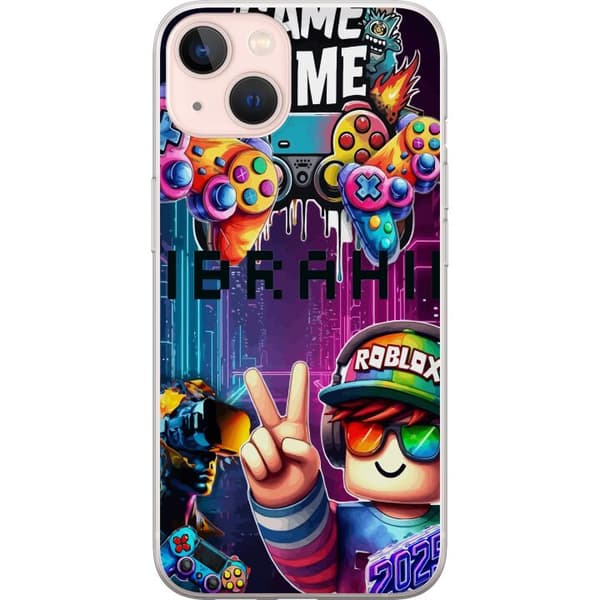 Kompatibelt Mobildeksel til Apple iPhone 13 Neon Gamer-kunst