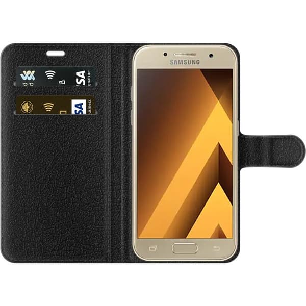 Kompatibel Tegnebogsetui til Samsung Galaxy A3 (2017) Moderne Red Bull White Edition design