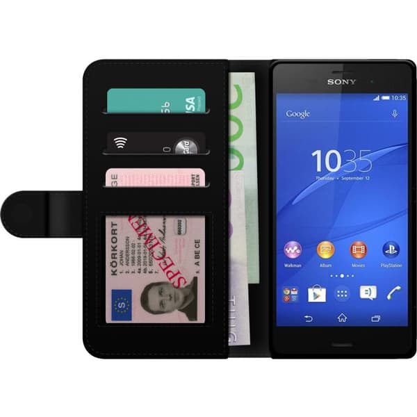 Kompatibelt Plånboksfodral till Sony Xperia Z3 BTS