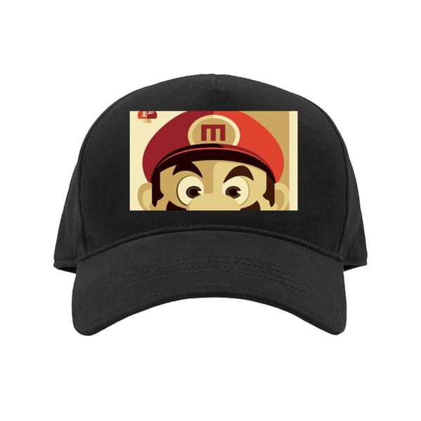 Barn-Caps Super Mario Super Mario Svart Barn