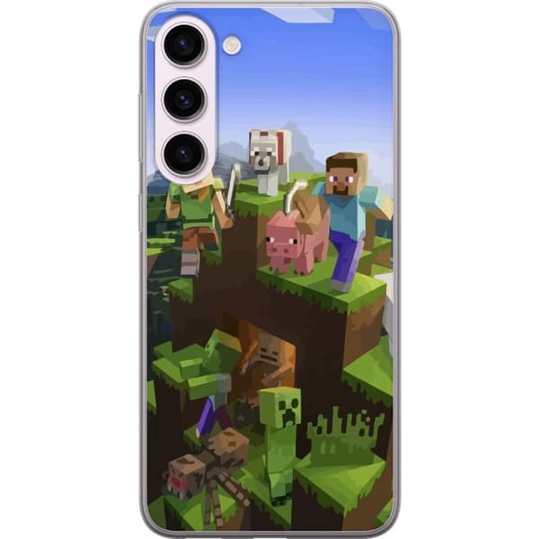 Kompatibel Mobilcover til Samsung Galaxy S23+ MineCraft