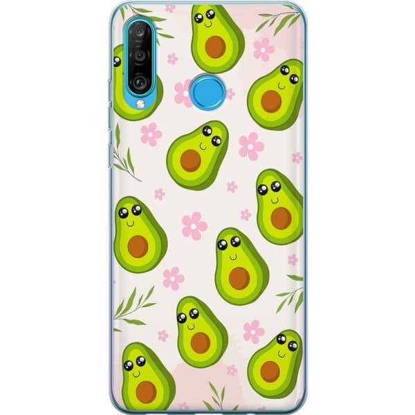 Kompatibelt Mobilskal till Huawei P30 lite Avokado