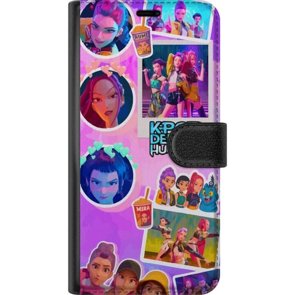 Kompatibel Tegnebogsetui til Apple iPhone 12 KPop Demon Hunters kawaii samlerfigur