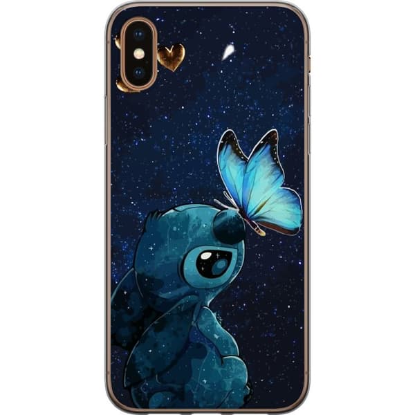 Kompatibel Mobilcover til Apple iPhone X Stitch sommerfugl