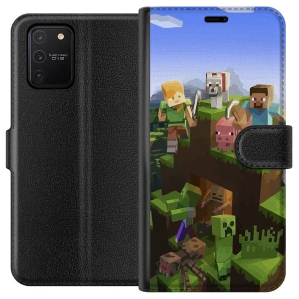 Kompatibelt Lommeboketui til Samsung Galaxy S10 Lite MineCraft