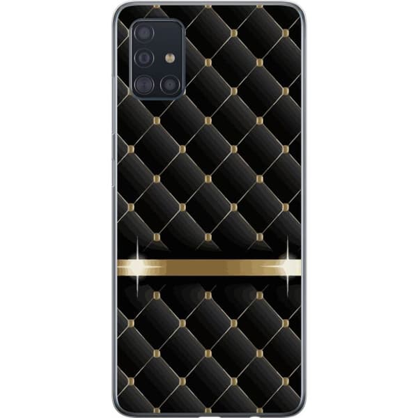 Kompatibelt Mobildeksel til Samsung Galaxy A51 Luxuriøs Svart