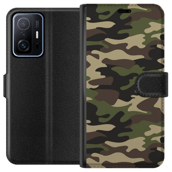 Kompatibel Tegnebogsetui til Xiaomi 11T Militær