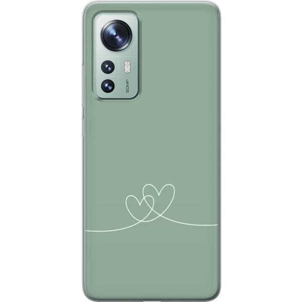 Kompatibel Mobilcover til Xiaomi 12 Grøn Hjerte