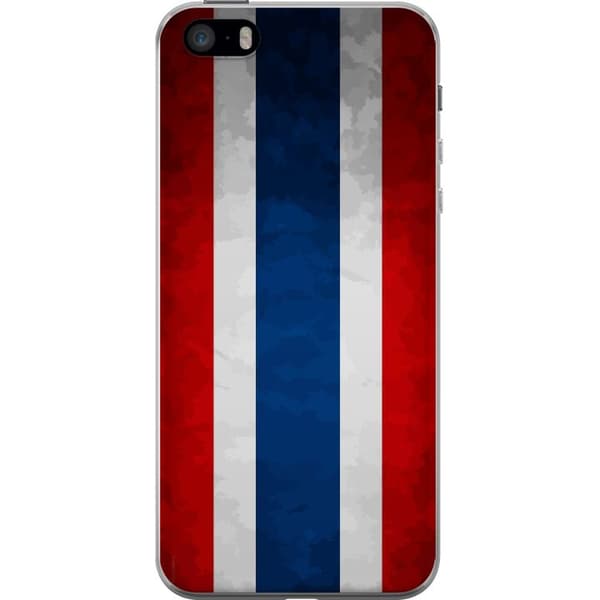 Kompatibelt Mobildeksel til Apple iPhone SE (2016) Thai flagg i stilren retrodesign
