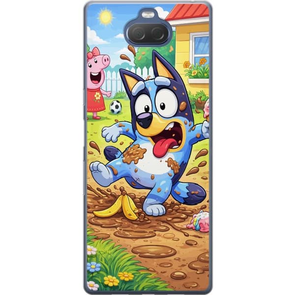 Kompatibelt Mobildeksel til Sony Xperia 10 Plus Blåy