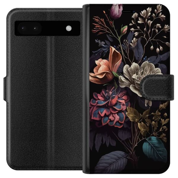 Yhteensopiva Lompakkokotelo Google Pixel 6a Kukat
