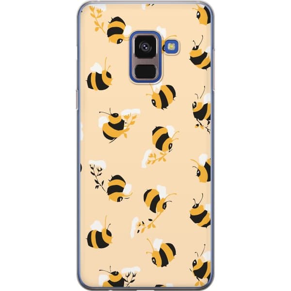 Kompatibelt Mobildeksel til Samsung Galaxy A8 (2018) Binkle Bee Mønster