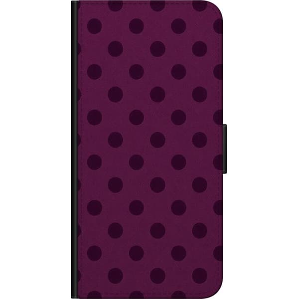 Kompatibelt Plånboksfodral till OnePlus 7T Pro Plum Dots