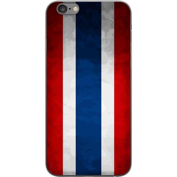 Kompatibelt Mobildeksel til Apple iPhone 6 Plus Thai flagg i stilren retrodesign