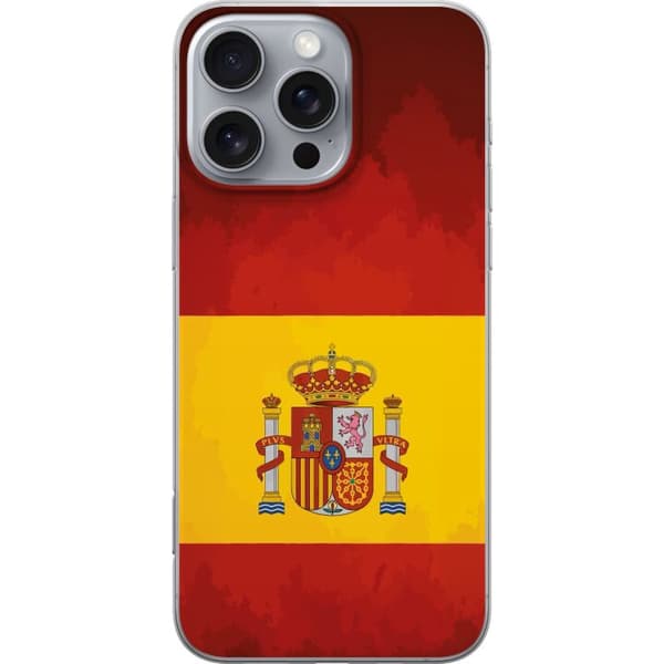 Kompatibelt Mobildeksel til Apple iPhone 16 Pro Max Flaggdesign med Spanias nasjonale symboler