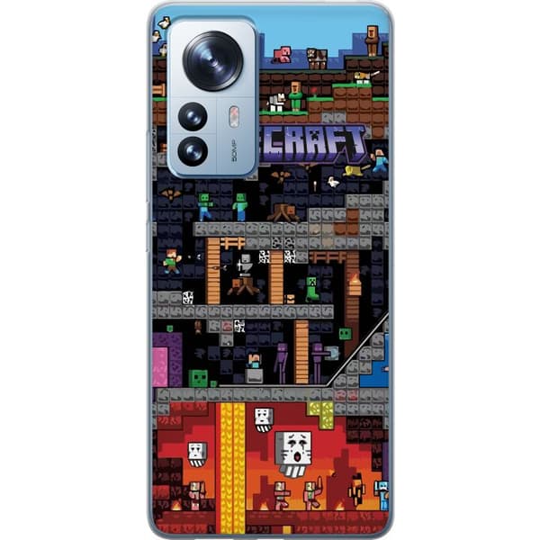 Kompatibelt Mobilskal till Xiaomi 12 Pro Minecraft