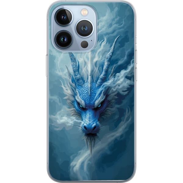 Kompatibelt Mobildeksel til Apple iPhone 13 Pro Episk fantasidesign med isdrake