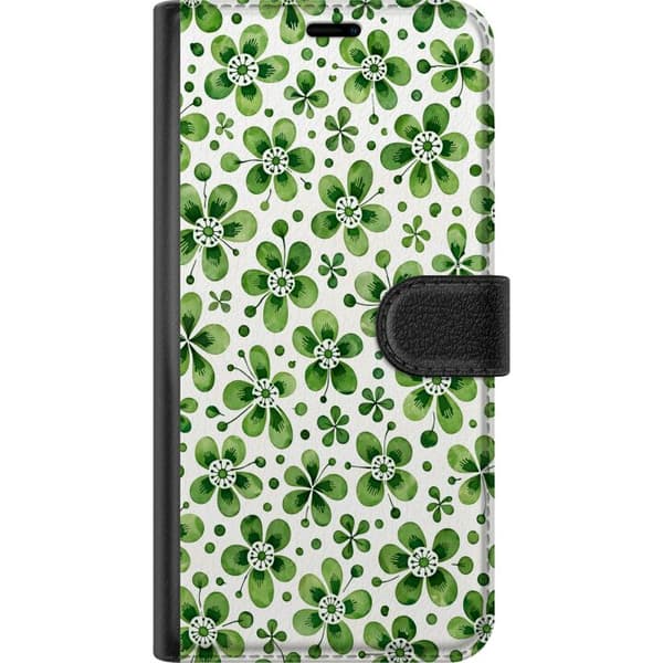 Kompatibel Tegnebogsetui til Apple iPhone 11 Azurblå flora