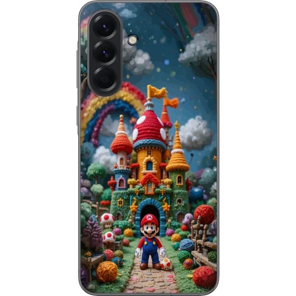 Kompatibelt Mobildeksel til Samsung Galaxy A56 Super Mario-inspirert eventyrtema