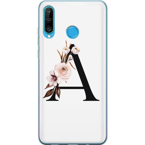 Kompatibelt Mobilskal till Huawei P30 lite Bokstäver