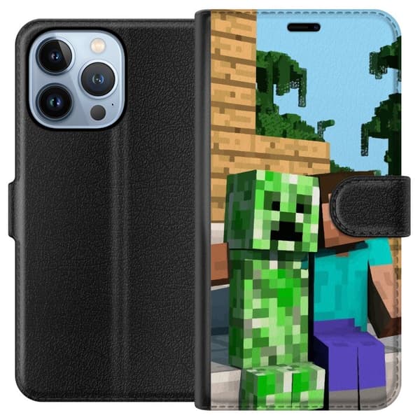 Yhteensopiva Lompakkokotelo Apple iPhone 13 Pro MineCraft