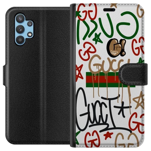 Kompatibelt Plånboksfodral till Samsung Galaxy A32 5G Guggi Graffiti