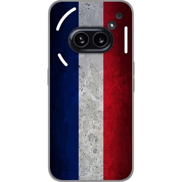 Kompatibelt Mobildeksel til Nothing Phone (2a) Plus Rent fransk flaggdesign