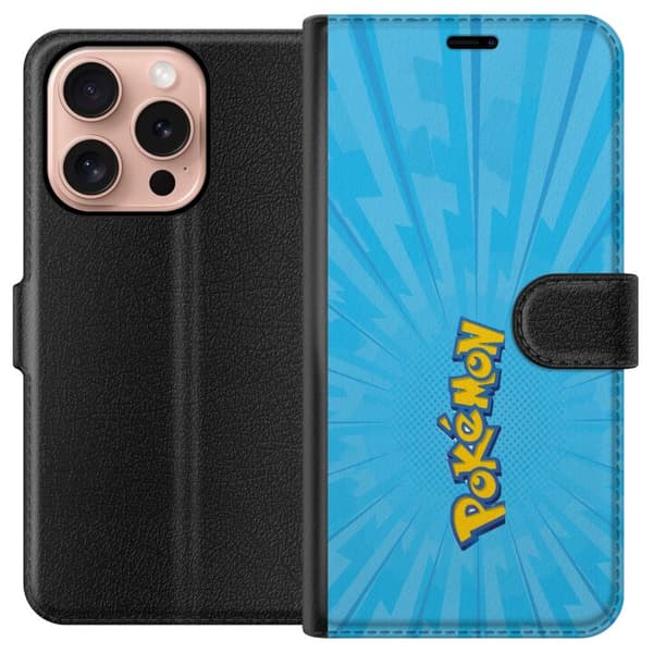 Kompatibelt Plånboksfodral till Apple iPhone 16 Pro Ikonisk design