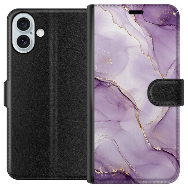 Kompatibelt Plånboksfodral till Apple iPhone 16 Plus Lilac Luxe