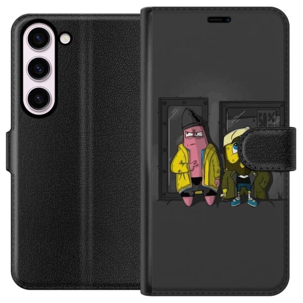 Kompatibel Tegnebogsetui til Samsung Galaxy S23 Spongebob