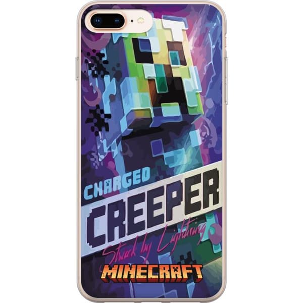 Kompatibel Mobilcover til Apple iPhone 8 Plus Minecraft