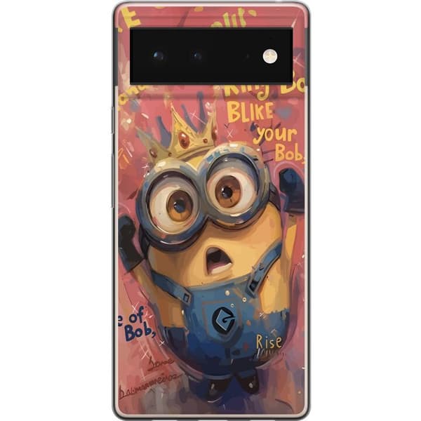 Kompatibel Mobilcover til Google Pixel 6 Minion Med Krona