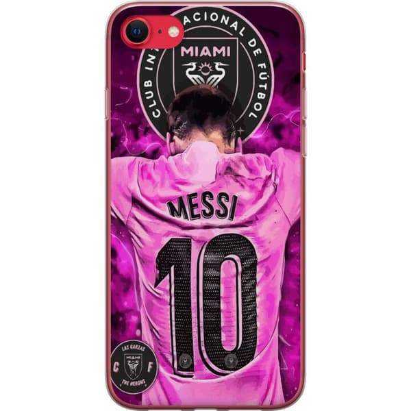 Kompatibelt Mobildeksel til Apple iPhone SE (2022) Lionel Messi (Inter Miami CF)