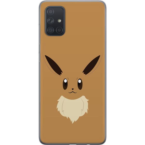 Kompatibelt Mobilskal till Samsung Galaxy A71 Pokémon - Eevee