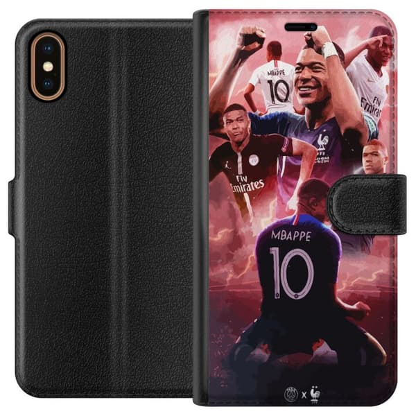 Kompatibelt Lommeboketui til Apple iPhone X Mbappe