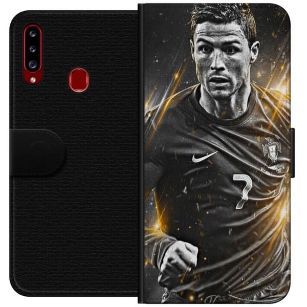 Kompatibelt Plånboksfodral till Samsung Galaxy A20s Ronaldo